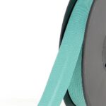 Biais polycoton 20 mm au mètre - Vert d’eau turquoise (978)