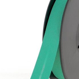 Biais polycoton 20 mm au mètre - Vert émeraude (976)