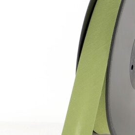 Biais polycoton 20 mm au mètre - Vert olive clair (823)