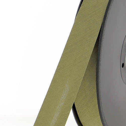 Biais polycoton 20 mm au mètre - Vert olive foncé (928) Biais polycoton 20 mm au mètre - Vert olive foncé (928)