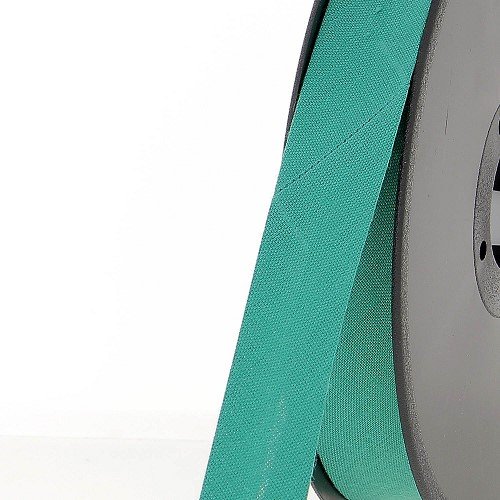 Biais polycoton 20 mm au mètre - Vert paon (855) Biais polycoton 20 mm au mètre - Vert paon (855)