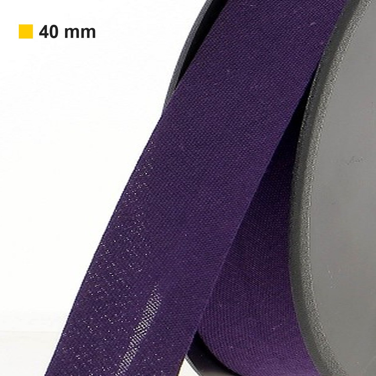 Biais polycoton 40 mm au mètre - Aubergine (958) Biais polycoton 40 mm au mètre - Aubergine (958)