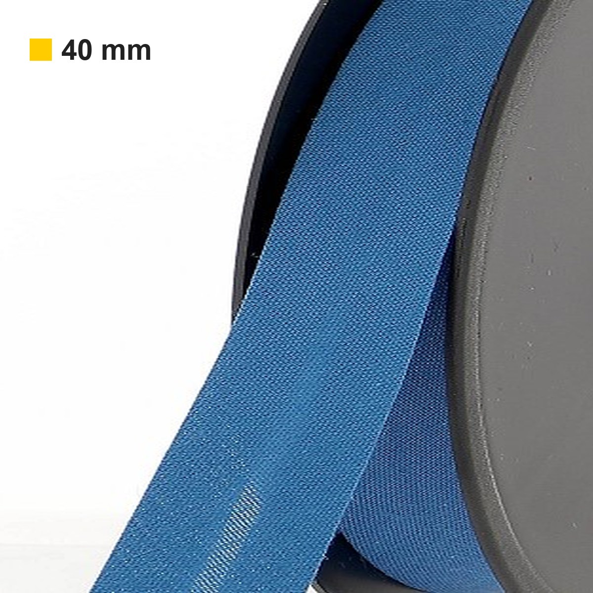 Biais polycoton 40 mm au mètre - Bleu France (871) Biais polycoton 40 mm au mètre - Bleu France (871)