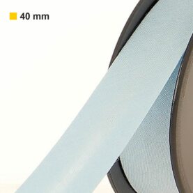 Biais polycoton 40 mm au mètre - Bleu glacier (804)