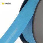 Biais polycoton 40 mm au mètre - Bleu turquoise (916)