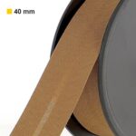 Biais polycoton 40 mm au mètre - Camel (944)