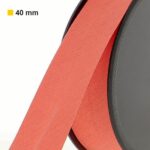 Biais polycoton 40 mm au mètre - Corail (940)