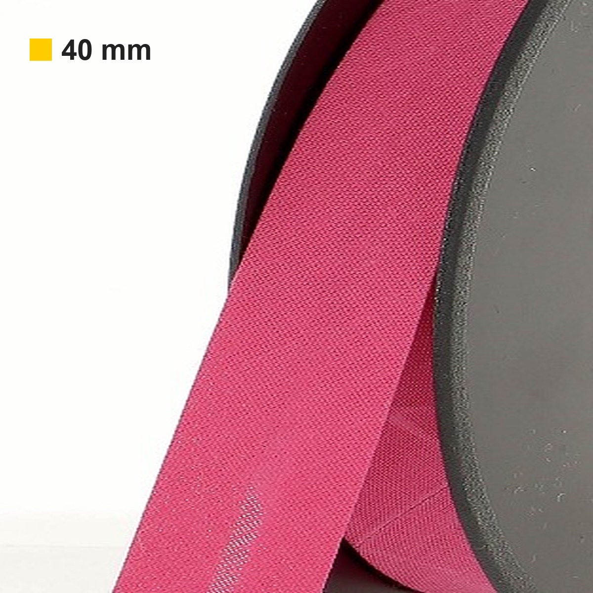 Biais polycoton 40 mm au mètre - Fuchsia (920) Biais polycoton 40 mm au mètre - Fuchsia (920)