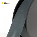 Biais polycoton 40 mm au mètre - Gris anthracite (968)