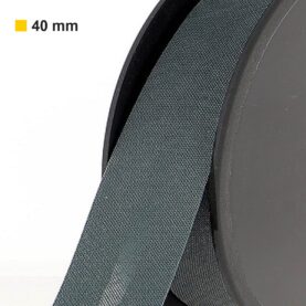 Biais polycoton 40 mm au mètre - Gris anthracite (968)