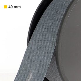 Biais polycoton 40 mm au mètre - Gris ardoise (887)