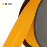 Biais polycoton 40 mm au mètre - Mandarine (933)