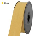 Biais polycoton 40 mm au mètre - Ocre (837)