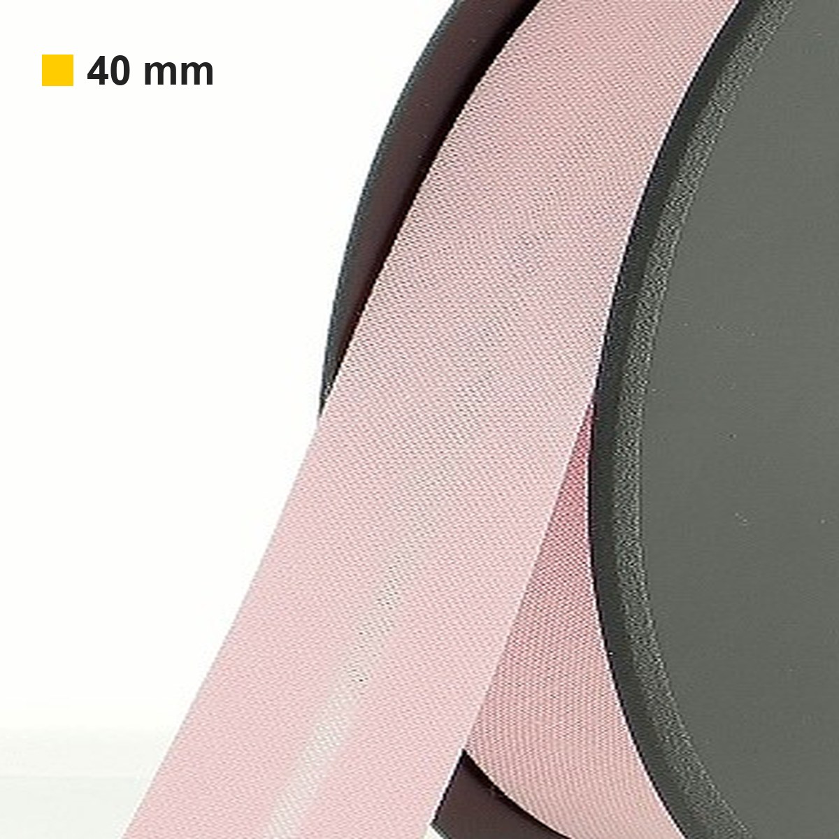 Biais polycoton 40 mm au mètre - Rose pâle (905) Biais polycoton 40 mm au mètre - Rose pâle (905)