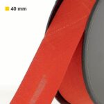 Biais polycoton 40 mm au mètre - Rouge vermillon (814)