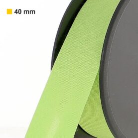 Biais polycoton 40 mm au mètre - Vert anis (873)