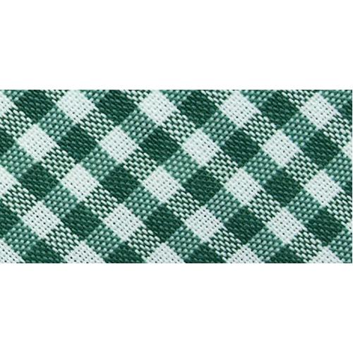 Biais vichy 30 mm au mètre - Vert sapin Biais vichy 30 mm au mètre - Vert sapin