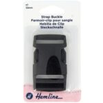 Boucle clip pour sangle 32 mm noire