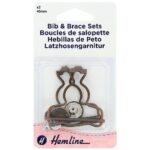 Boucles de salopette bronze - lot de 2