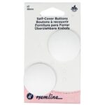 Boutons à recouvrir 38 mm en nylon - lot de 2