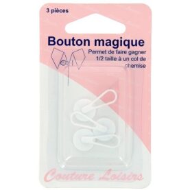 Boutons extenseurs de col de chemise - lot de 3