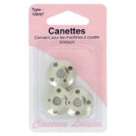 Canettes pour Singer type 120/07 en métal - lot de 3