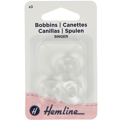 Canettes pour Singer type 66 en plastique - lot de 3 Canettes pour Singer type 66 en plastique - lot de 3