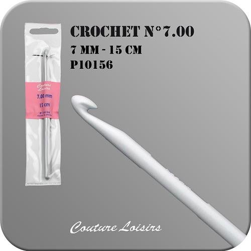 Crochet n° 7 en plastique - 15 cm Crochet n° 7 en plastique - 15 cm