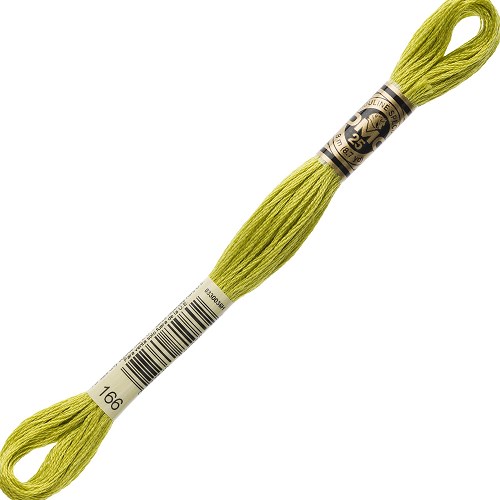 Fil à broder DMC Mouliné Spécial 25 - 166 Échevette DMC Mouliné Spécial 25, coloris 166