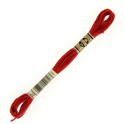 Fil à broder DMC Mouliné Spécial 25 - 22 Échevette DMC Mouliné Spécial 25, coloris 22