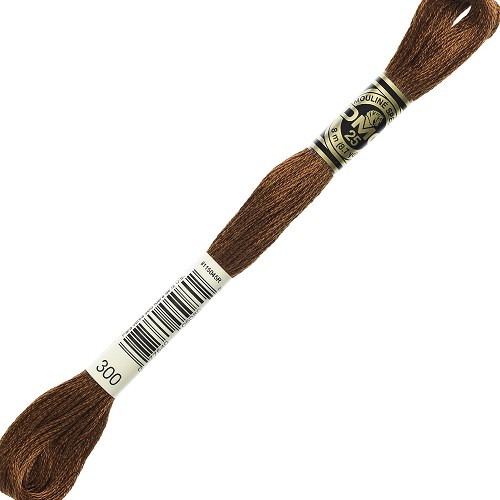 Fil à broder DMC Mouliné Spécial 25 - 300 Échevette DMC Mouliné Spécial 25, coloris 300