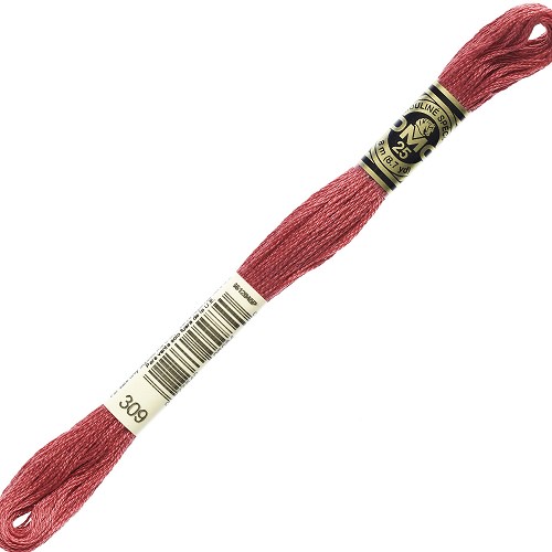 Fil à broder DMC Mouliné Spécial 25 - 309 Échevette DMC Mouliné Spécial 25, coloris 309