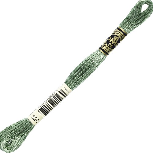 Fil à broder DMC Mouliné Spécial 25 - 320 Échevette DMC Mouliné Spécial 25, coloris 320
