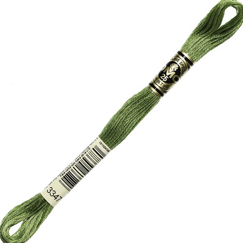 Fil à broder DMC Mouliné Spécial 25 - 3347 Échevette DMC Mouliné Spécial 25, coloris 3347