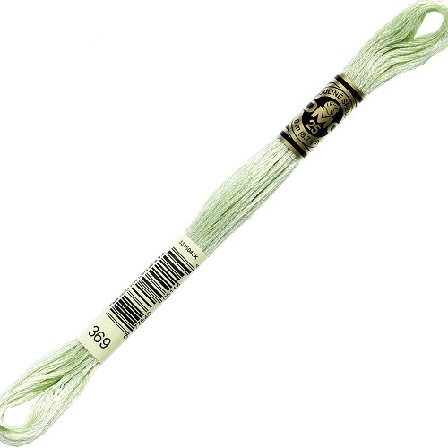Fil à broder DMC Mouliné Spécial 25 - 369 Échevette DMC Mouliné Spécial 25, coloris 369