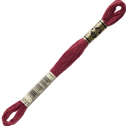 Fil à broder DMC Mouliné Spécial 25 - 3721 Échevette DMC Mouliné Spécial 25, coloris 3721