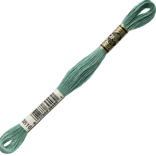 Fil à broder DMC Mouliné Spécial 25 - 3816 Échevette DMC Mouliné Spécial 25, coloris 3816