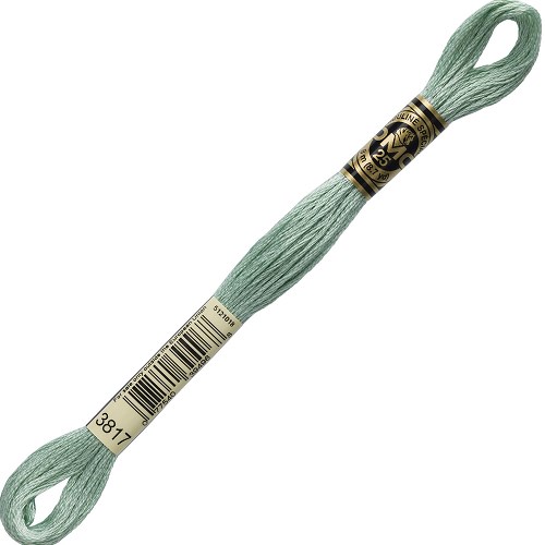 Fil à broder DMC Mouliné Spécial 25 - 3817 Échevette DMC Mouliné Spécial 25, coloris 3817