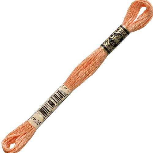 Fil à broder DMC Mouliné Spécial 25 - 3825 Échevette DMC Mouliné Spécial 25, coloris 3825