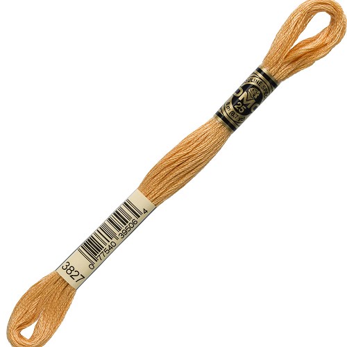 Fil à broder DMC Mouliné Spécial 25 - 3827 Échevette DMC Mouliné Spécial 25, coloris 3827