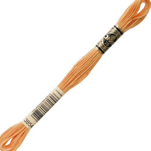 Fil à broder DMC Mouliné Spécial 25 - 3854 Échevette DMC Mouliné Spécial 25, coloris 3854