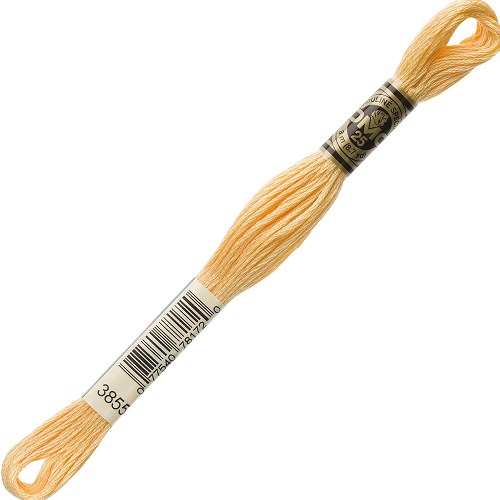 Fil à broder DMC Mouliné Spécial 25 - 3855 Échevette DMC Mouliné Spécial 25, coloris 3855