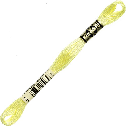 Fil à broder DMC Mouliné Spécial 25 - 445 Échevette DMC Mouliné Spécial 25, coloris 445