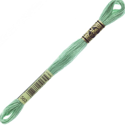 Fil à broder DMC Mouliné Spécial 25 - 563 Échevette DMC Mouliné Spécial 25, coloris 563
