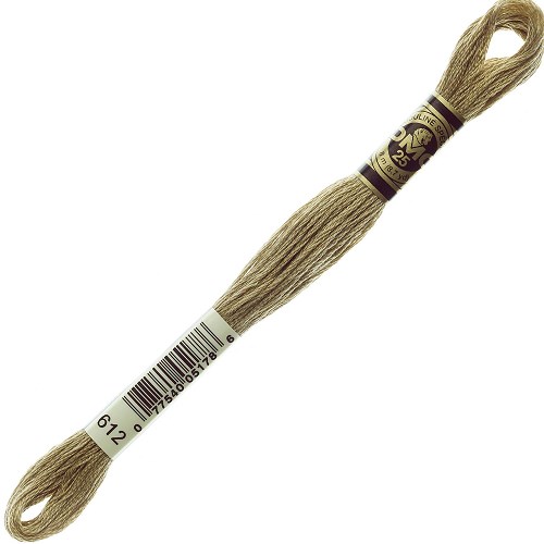 Fil à broder DMC Mouliné Spécial 25 - 612 Échevette DMC Mouliné Spécial 25, coloris 612