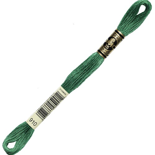 Fil à broder DMC Mouliné Spécial 25 - 910 Échevette DMC Mouliné Spécial 25, coloris 910