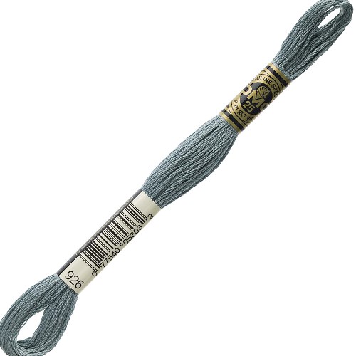 Fil à broder DMC Mouliné Spécial 25 - 926 Échevette DMC Mouliné Spécial 25, coloris 926