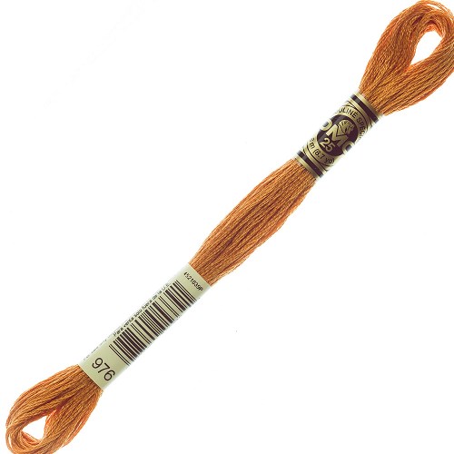 Fil à broder DMC Mouliné Spécial 25 - 976 Échevette DMC Mouliné Spécial 25, coloris 976
