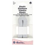 Élastique tissé souple 12 mm blanc - 2 m