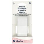 Élastique tissé souple 32 mm blanc - 1 m